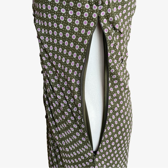 Anthropologie Puff-Sleeve Ruched Mesh Midi Shirt Dress
Moss Green 6 NWT - Picture 11 of 16